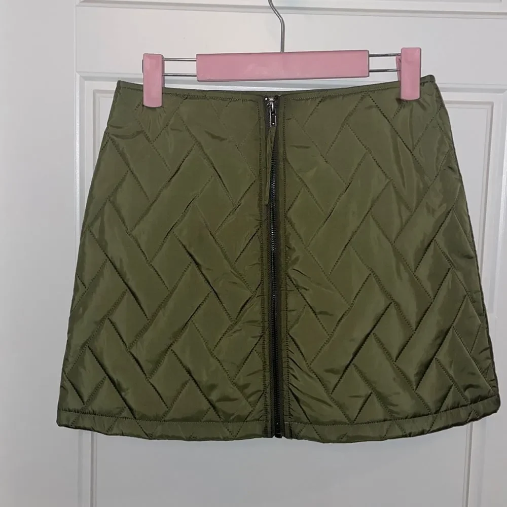Steve Madden Emerson Quilted Miniskirt - Picture 1 of 3